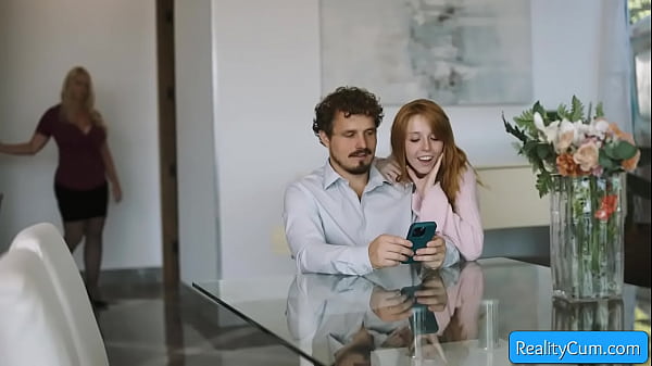 Horny couple seduces teen blonde for a hardcore threesome fuck – London River, Madi Collins, Robby Apples