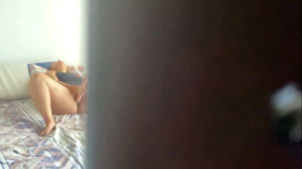 I find my best friend masturbating with a double dildo and I join in