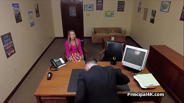 Dick and dildo for sexy housewife in the teachers office