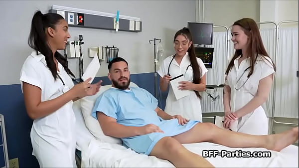 Naughty doctors feasting on patients big dick