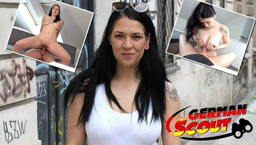 GERMAN SCOUT – BIG FLOPPY TITS TEEN SARAH PICKED UP AND FUCKED